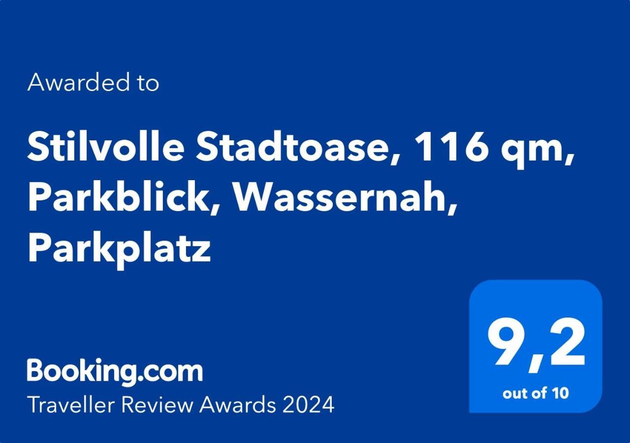 Stilvolle Stadtoase, 116 Qm, Parkblick, Wassernah, Parkplatz Wilhelmshaven Exterior foto